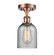 Ballston LED Semi-Flush Mount in Antique Copper (405|516-1C-AC-G257-LED)