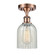 Ballston LED Semi-Flush Mount in Antique Copper (405|516-1C-AC-G2511-LED)