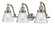 Franklin Restoration Three Light Bath Vanity in Brushed Satin Nickel (405|515-3W-SN-G64)