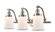 Franklin Restoration LED Bath Vanity in Brushed Satin Nickel (405|515-3W-SN-G181-LED)