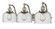 Franklin Restoration LED Bath Vanity in Satin Gold (405|515-3W-SG-G78-LED)
