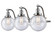 Franklin Restoration Three Light Bath Vanity in Polished Chrome (405|515-3W-PC-G204-8)