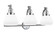 Franklin Restoration LED Bath Vanity in Polished Chrome (405|515-3W-PC-G171-LED)