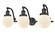 Franklin Restoration LED Bath Vanity in Oil Rubbed Bronze (405|515-3W-OB-G201-6-LED)