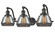 Franklin Restoration LED Bath Vanity in Oil Rubbed Bronze (405|515-3W-OB-G173-LED)