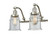 Franklin Restoration LED Bath Vanity in Brushed Satin Nickel (405|515-2W-SN-G182-LED)