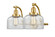 Franklin Restoration Two Light Bath Vanity in Satin Gold (405|515-2W-SG-G72)