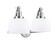 Franklin Restoration LED Bath Vanity in Polished Chrome (405|515-2W-PC-G71-LED)