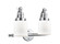 Franklin Restoration LED Bath Vanity in Polished Chrome (405|515-2W-PC-G51-LED)