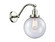 Franklin Restoration One Light Wall Sconce in Polished Nickel (405|515-1W-PN-G204-8)