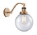 Franklin Restoration One Light Wall Sconce in Brushed Brass (405|515-1W-BB-G204-8)