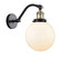 Franklin Restoration One Light Wall Sconce in Black Antique Brass (405|515-1W-BAB-G201-8)