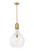 Auralume LED Pendant in Satin Gold (405|492-1S-SG-G582-14-LED)