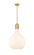 Auralume LED Pendant in Satin Gold (405|492-1S-SG-G581-16-LED)