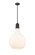 Auralume LED Pendant in Matte Black (405|492-1S-BK-G581-16-LED)