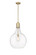Auralume LED Pendant in Brushed Brass (405|492-1S-BB-G582-16-LED)
