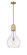Auralume One Light Mini Pendant in Brushed Brass (405|492-1S-BB-G584-12)