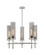 Downtown Urban Five Light Chandelier in Satin Nickel (405|471-5CR-SN-G471-12SM)