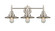 Caden LED Bath Vanity in Satin Nickel (405|447-3W-SN-M2-SN-LED)