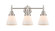 Caden Three Light Bath Vanity in Satin Nickel (405|447-3W-SN-G61)
