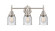 Caden Three Light Bath Vanity in Satin Nickel (405|447-3W-SN-G54)