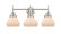 Caden LED Bath Vanity in Satin Nickel (405|447-3W-SN-G171-LED)