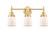 Caden LED Bath Vanity in Satin Gold (405|447-3W-SG-G51-LED)