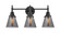 Caden Three Light Bath Vanity in Matte Black (405|447-3W-BK-G63)