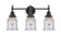 Caden LED Bath Vanity in Matte Black (405|447-3W-BK-G184-LED)