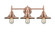 Caden Three Light Bath Vanity in Antique Copper (405|447-3W-AC-M3-AC)