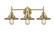 Caden Three Light Bath Vanity in Antique Brass (405|447-3W-AB-M4-AB)