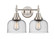 Caden LED Bath Vanity in Satin Nickel (405|447-2W-SN-G74-LED)