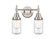 Caden LED Bath Vanity in Satin Nickel (405|447-2W-SN-G314-LED)