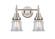 Caden Two Light Bath Vanity in Satin Nickel (405|447-2W-SN-G182S)