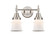 Caden Two Light Bath Vanity in Satin Nickel (405|447-2W-SN-G181S)