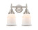 Caden LED Bath Vanity in Satin Nickel (405|447-2W-SN-G181-LED)