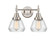 Caden Two Light Bath Vanity in Satin Nickel (405|447-2W-SN-G172)