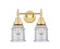 Caden Two Light Bath Vanity in Satin Gold (405|447-2W-SG-G184)