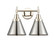 Caden Two Light Bath Vanity in Polished Nickel (405|447-2W-PN-M13-PN)