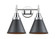 Caden Two Light Bath Vanity in Polished Chrome (405|447-2W-PC-M13-BK)