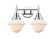 Caden Two Light Bath Vanity in Polished Chrome (405|447-2W-PC-G531)