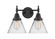 Caden LED Bath Vanity in Matte Black (405|447-2W-BK-G42-LED)