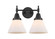 Caden Two Light Bath Vanity in Matte Black (405|447-2W-BK-G41)