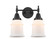Caden LED Bath Vanity in Matte Black (405|447-2W-BK-G181-LED)