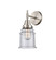 Caden One Light Wall Sconce in Satin Nickel (405|447-1W-SN-G184)