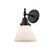 Caden One Light Wall Sconce in Matte Black (405|447-1W-BK-G41)