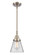Caden LED Mini Pendant in Brushed Satin Nickel (405|447-1S-SN-G62-LED)