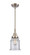 Caden One Light Mini Pendant in Brushed Satin Nickel (405|447-1S-SN-G184)