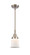 Caden LED Mini Pendant in Brushed Satin Nickel (405|447-1S-SN-G181S-LED)