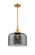 Caden One Light Mini Pendant in Satin Gold (405|447-1S-SG-G73-L)